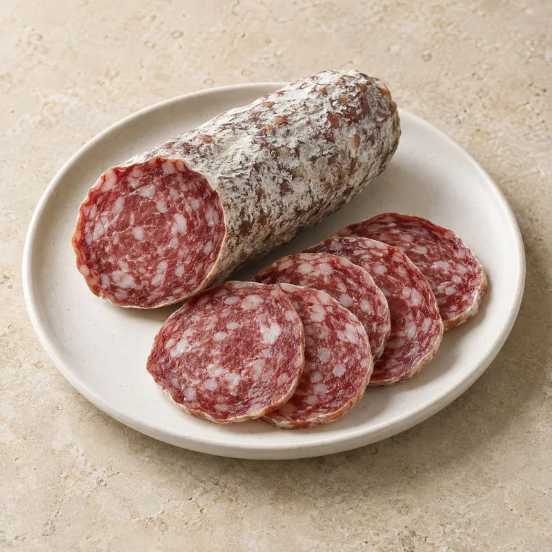 Illustration of salami