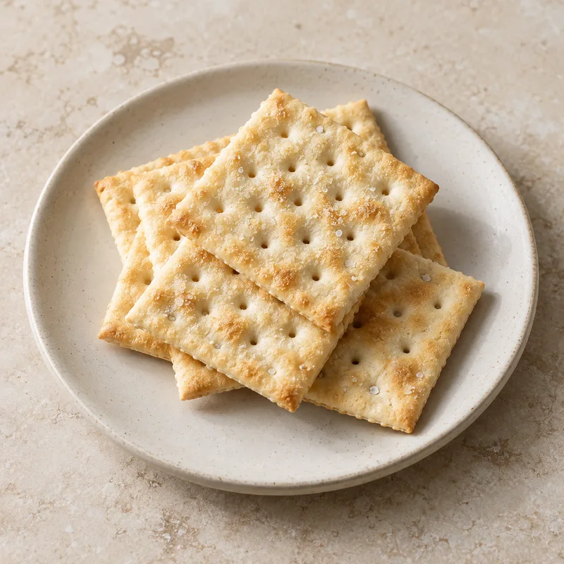 Illustration of crackers saltines includes oyster soda soup