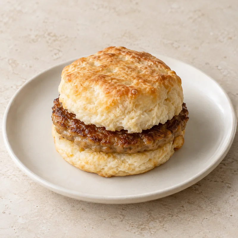 Illustration of mcdonald s sausage biscuit