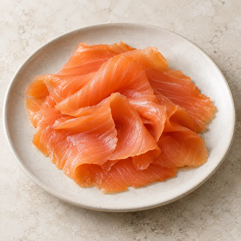 Illustration of salmon smoked