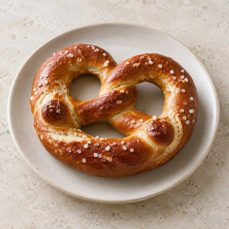 Illustration of snacks pretzels soft