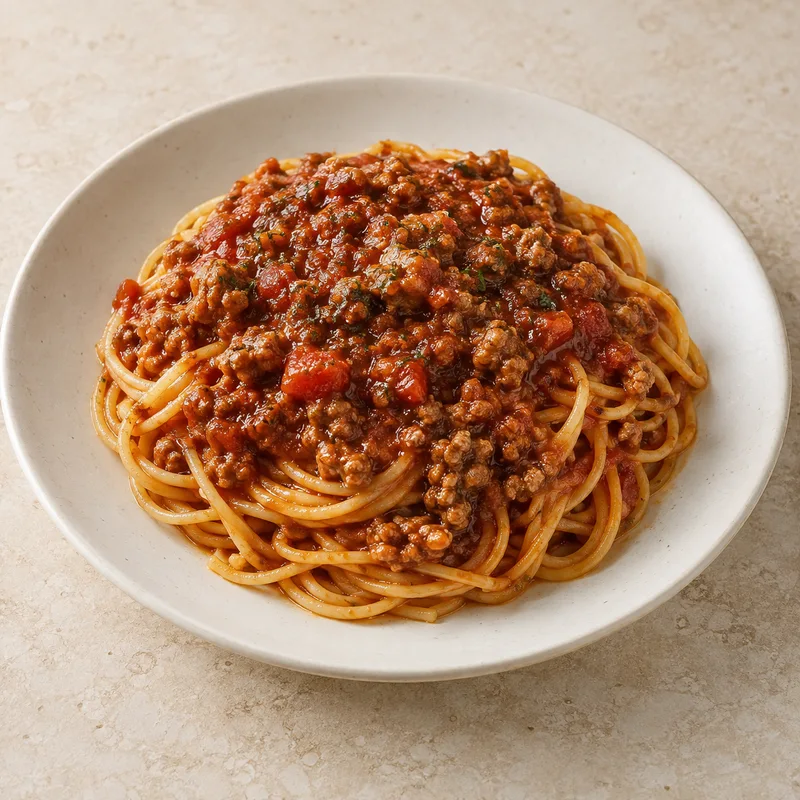 Illustration of carrabba s italian grill spaghetti with meat sauce