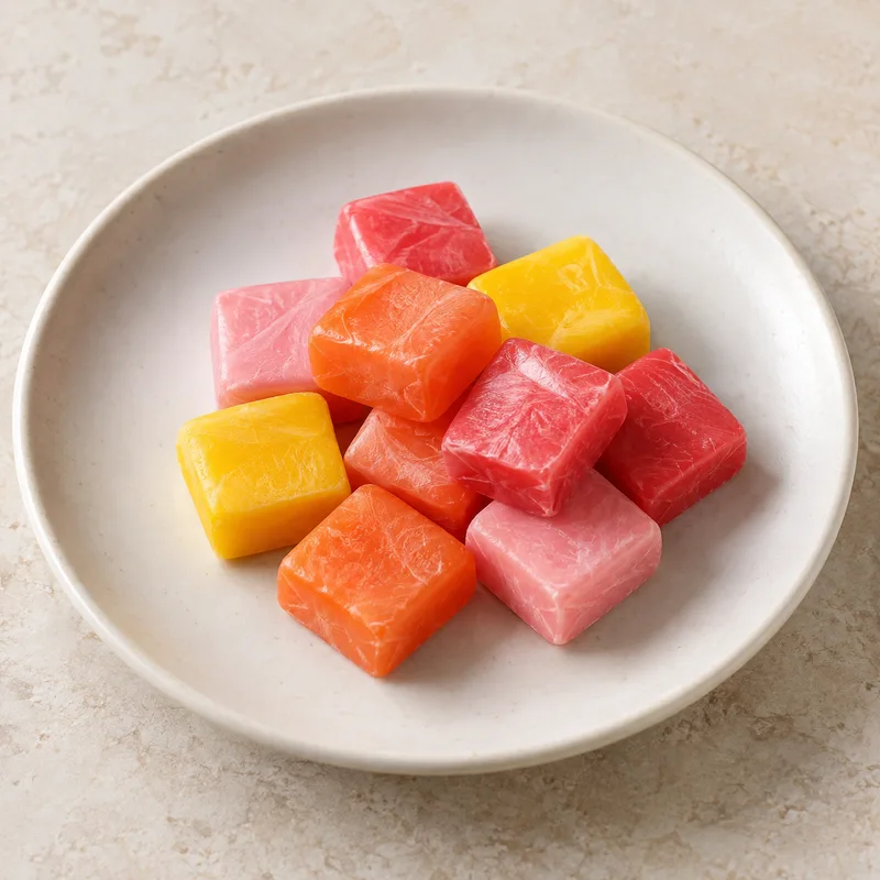 Illustration of candies starburst fruit chews