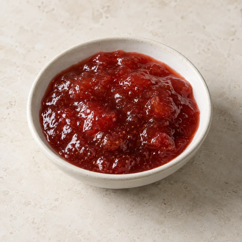 Illustration of jam strawberry
