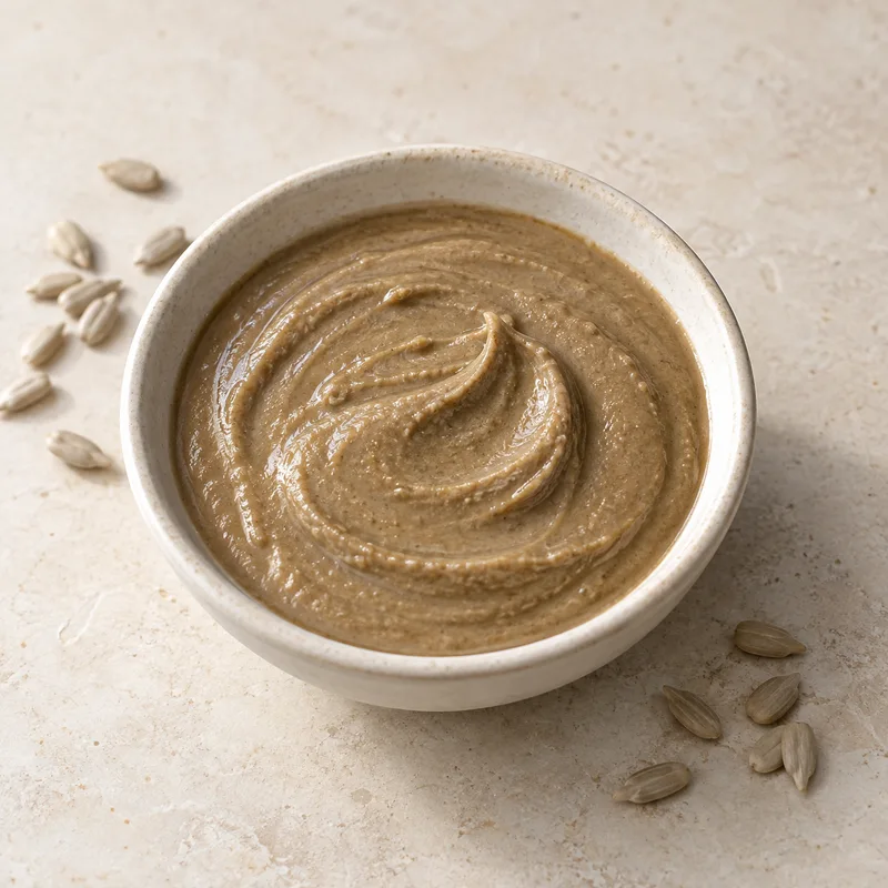 Illustration of seeds sunflower seed butter