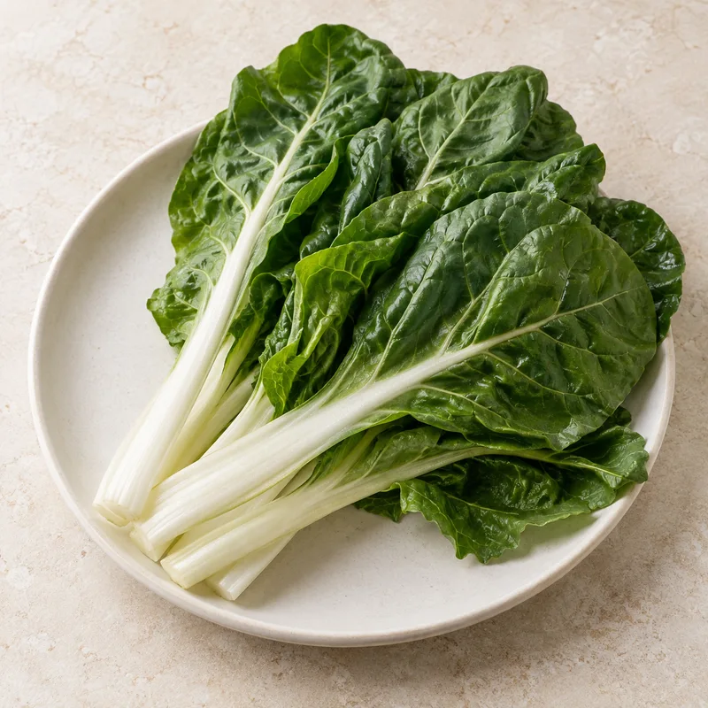 Illustration of chard swiss raw