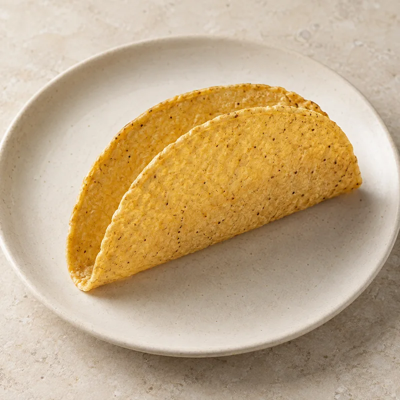 Illustration of taco shells baked