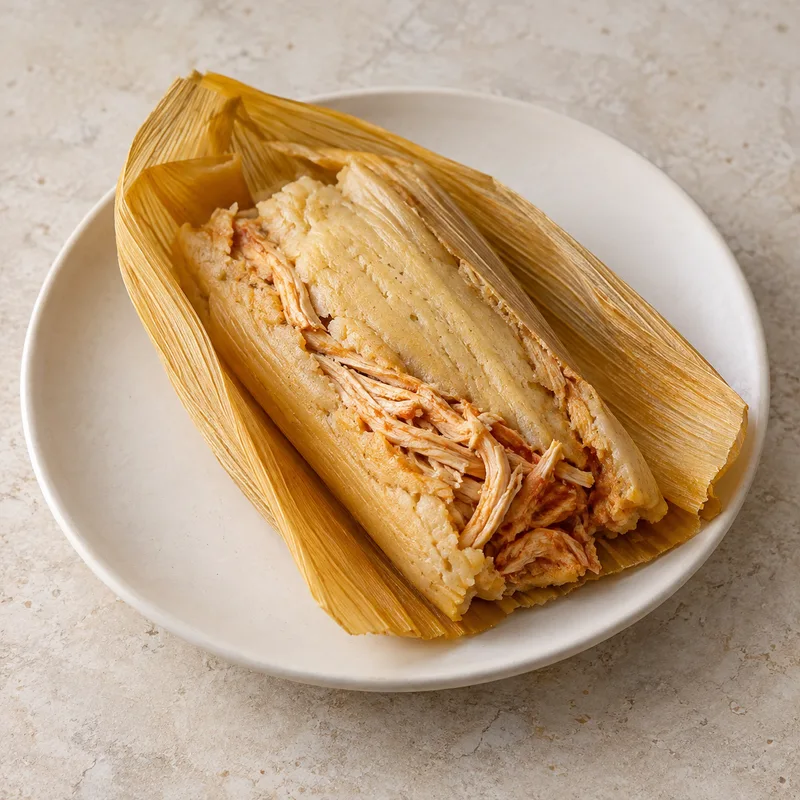 Illustration of tamale chicken