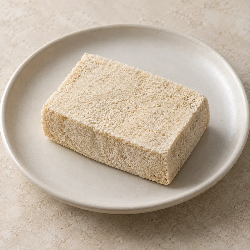 Illustration of tofu dried frozen koyadofu