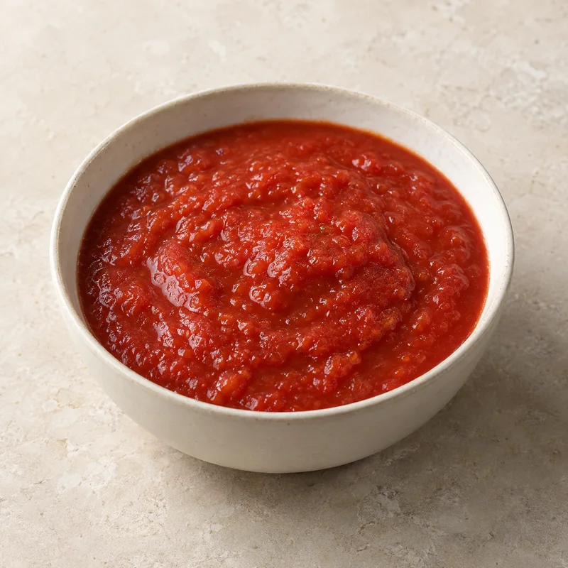 Illustration of tomato products canned sauce