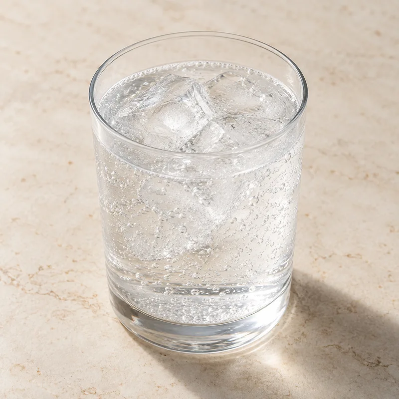 Illustration of beverages carbonated tonic water