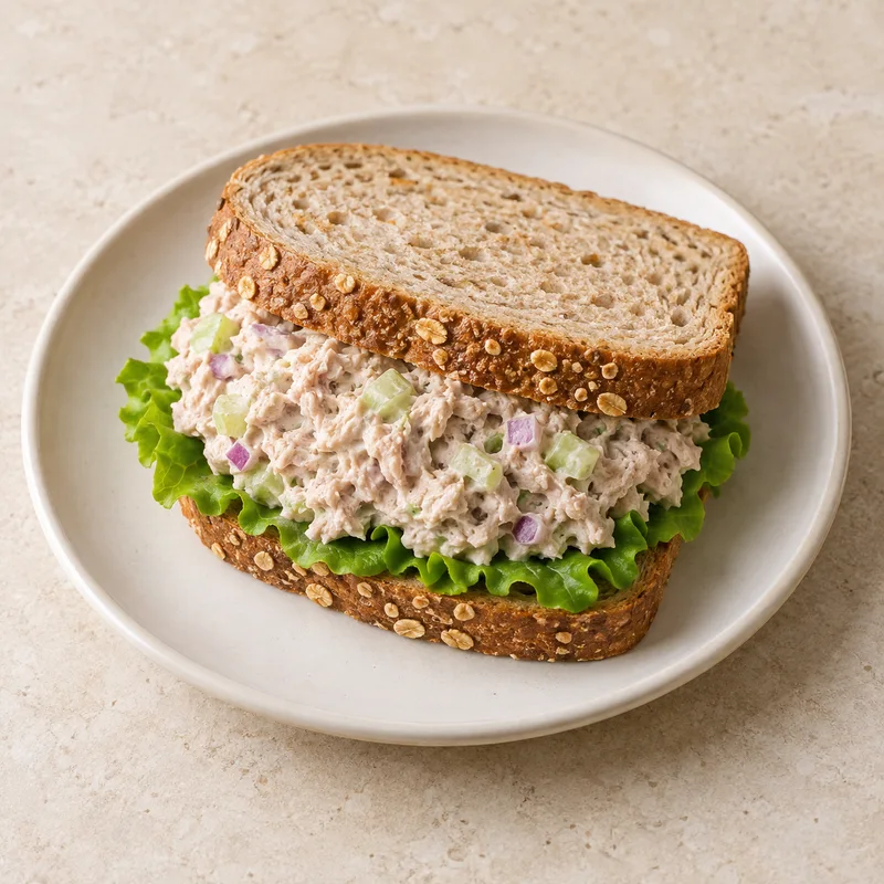 Illustration of sandwich tuna salad homemade