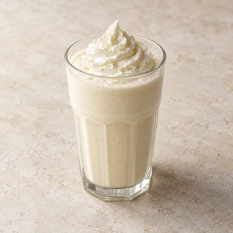 Illustration of shake fast food vanilla