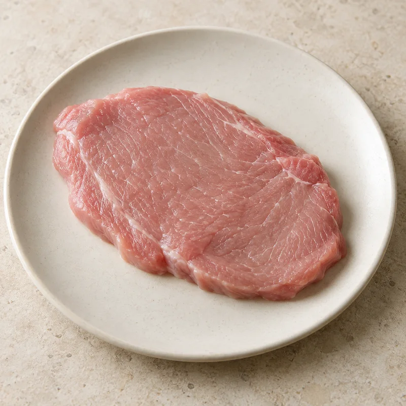 Illustration of veal av raw