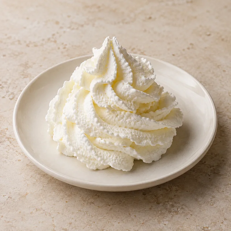 Illustration of whipped cream aerosol uht