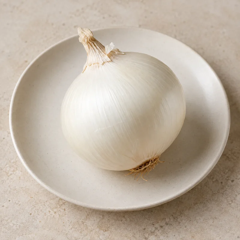 Illustration of onion white raw
