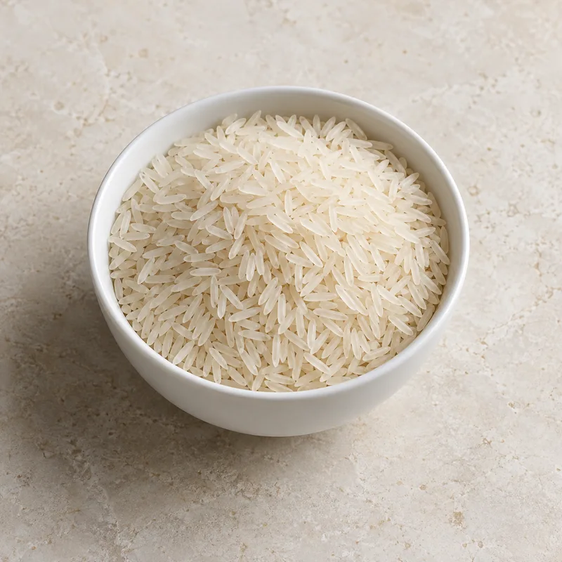 Illustration of rice white raw