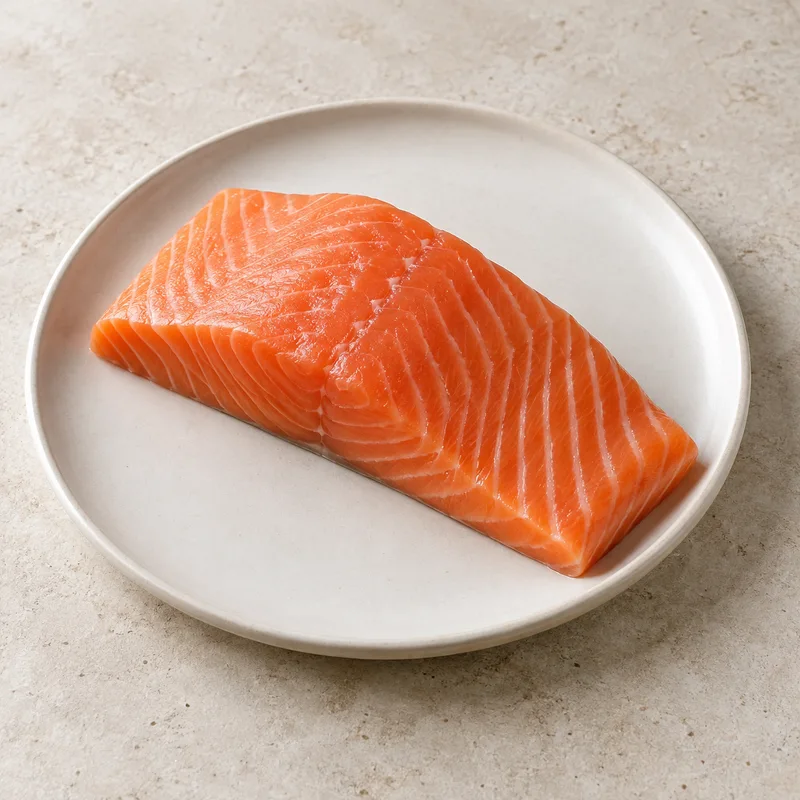 Illustration of fish salmon atlantic wild raw